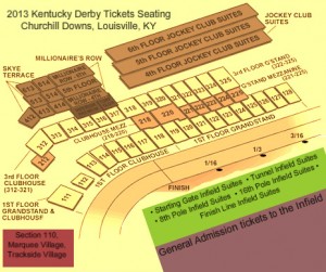 2013 Kentucky Derby Tickets Seating